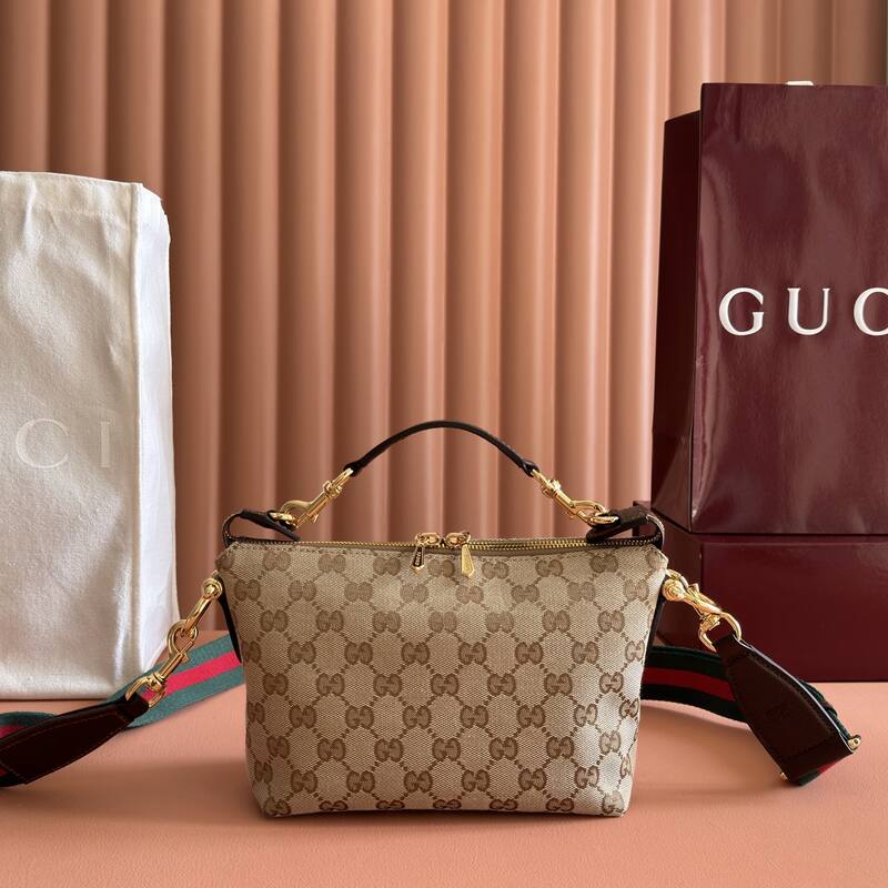 Gucci Brera GG Supreme beige brown crossbody — 1:1 Replica