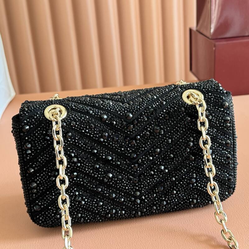 Gucci GG Marmont Black crossbody — Top Quality Replica