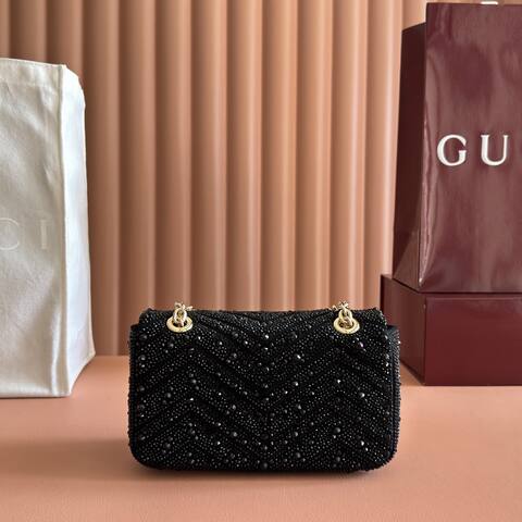 Gucci GG Marmont Black crossbody Top Quality Replica