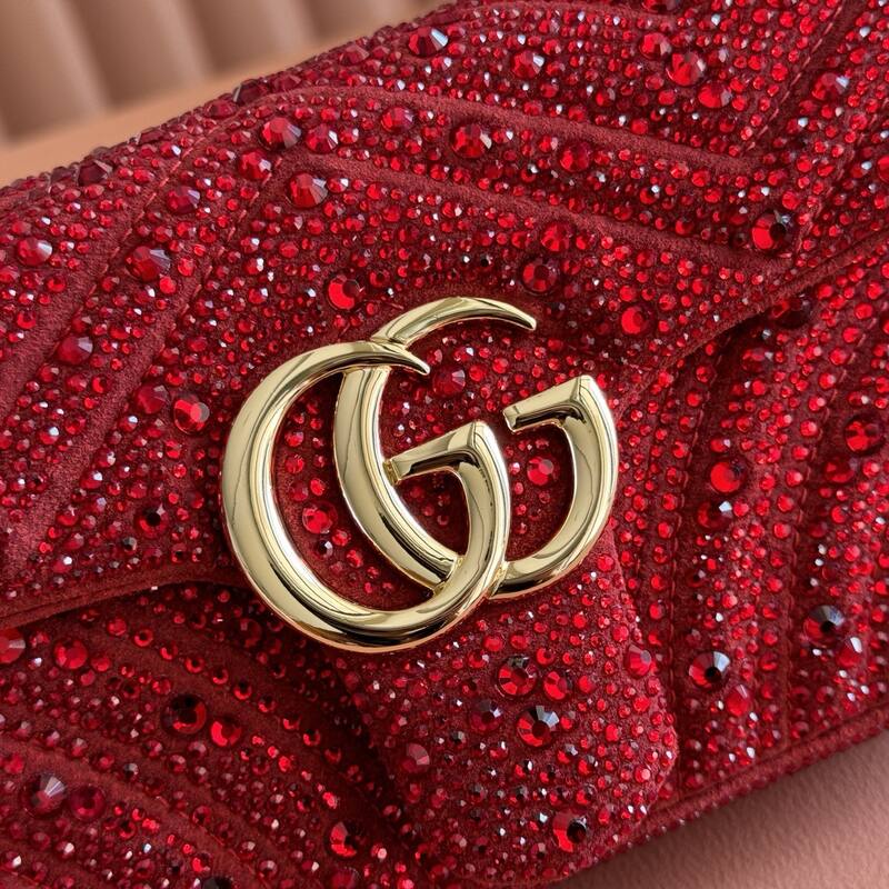 Gucci GG Marmont Red shoulder — 1:1 Replica