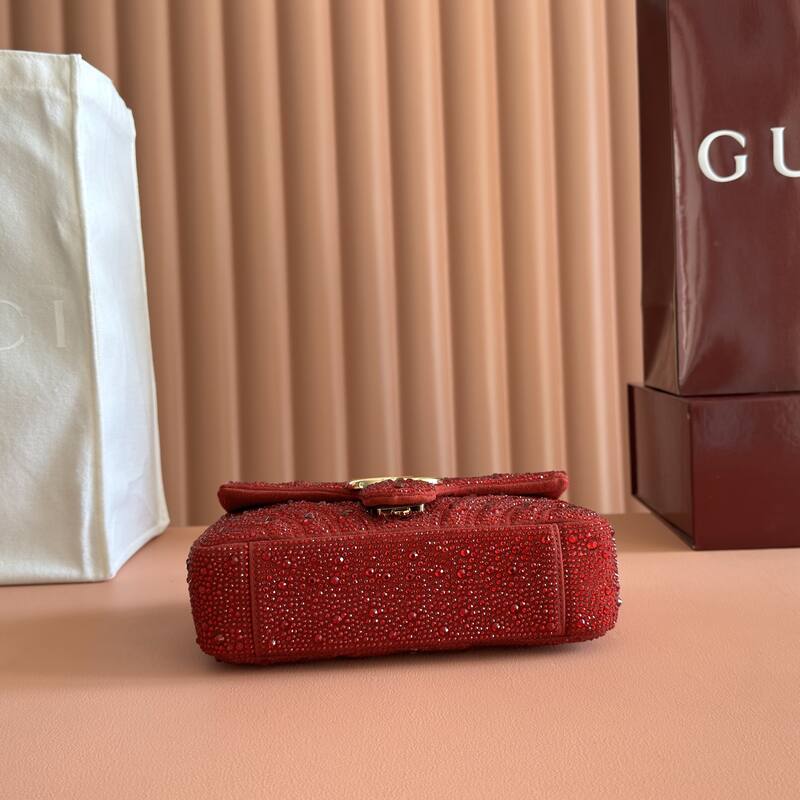 Gucci GG Marmont Red shoulder — 1:1 Replica