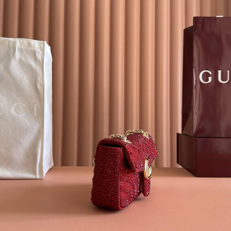 Gucci GG Marmont Red shoulder — 1:1 Replica
