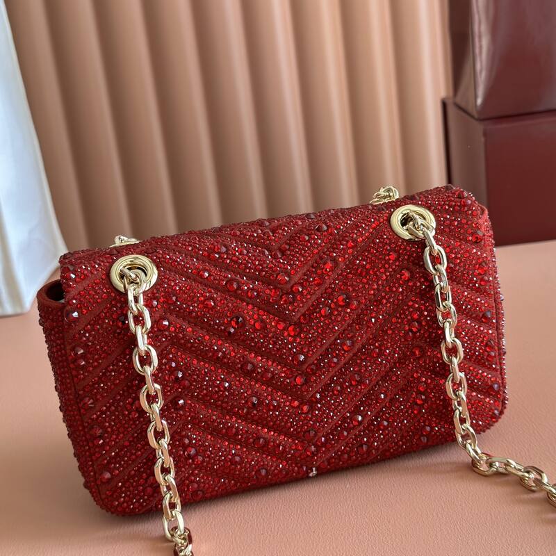 Gucci GG Marmont Red shoulder — 1:1 Replica