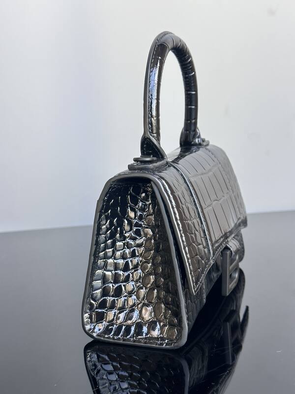 Balenciaga Hourglass Grey 23x14x10cm shoulder bag — 1:1 Replica