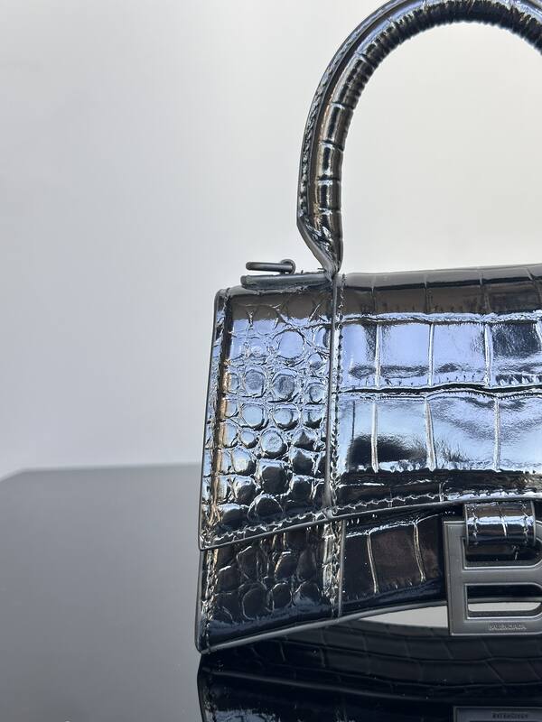 Balenciaga Hourglass Grey 23x14x10cm shoulder bag — 1:1 Replica