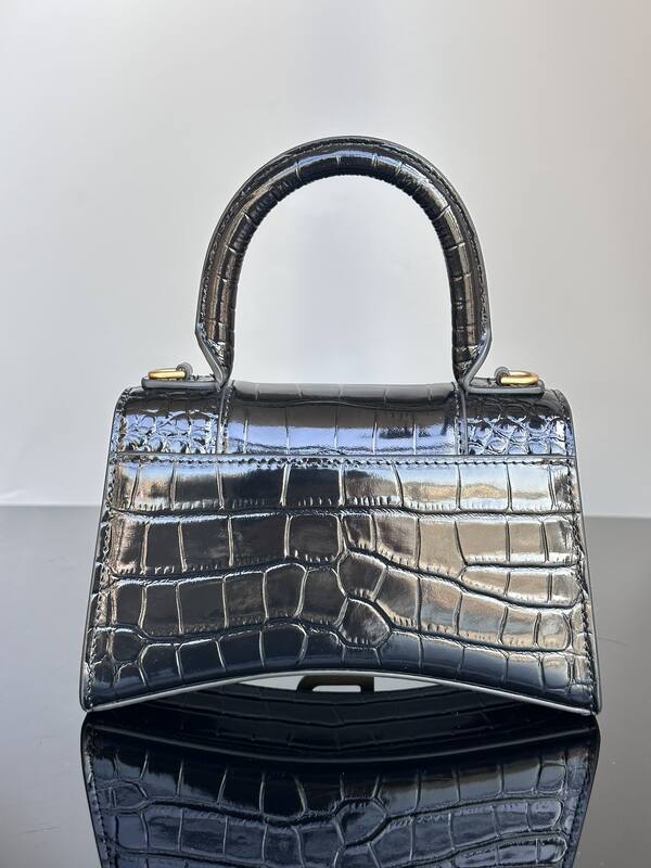 Balenciaga Hourglass Black 23x14x10cm shoulder bag — AAA Quality Replica