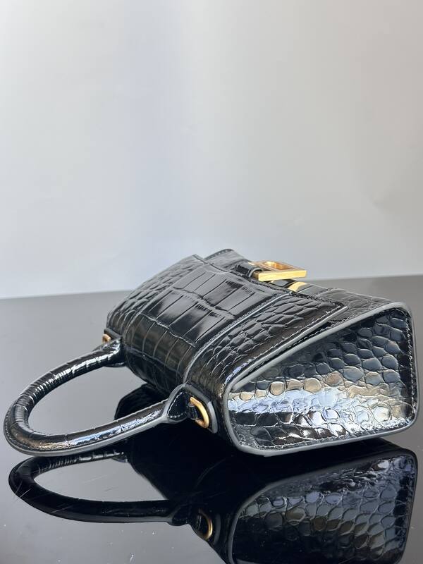 Balenciaga Hourglass Black 23x14x10cm shoulder bag — AAA Quality Replica