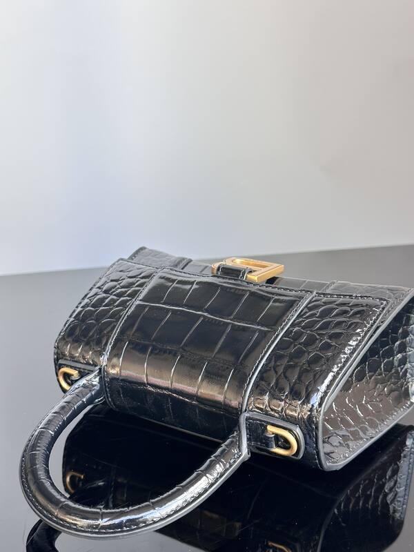 Balenciaga Hourglass Black 23x14x10cm shoulder bag — AAA Quality Replica