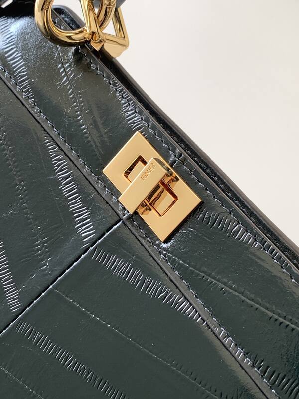 Fendi Peekaboo Green 33x22x14cm shoulder bag — 1:1 Replica