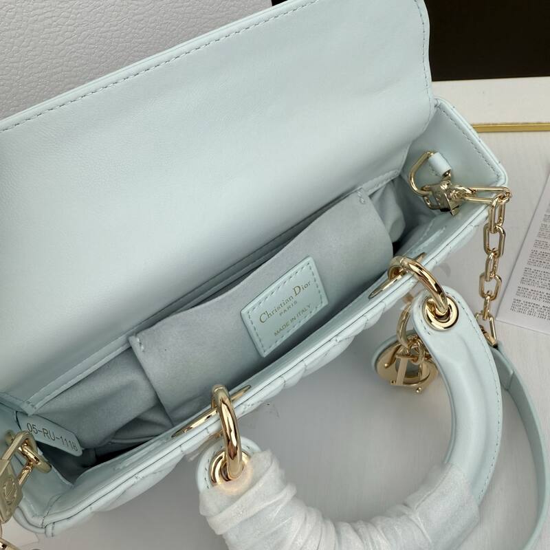 Dior Lady D-Joy Light blue crossbody — AAA Quality Replica