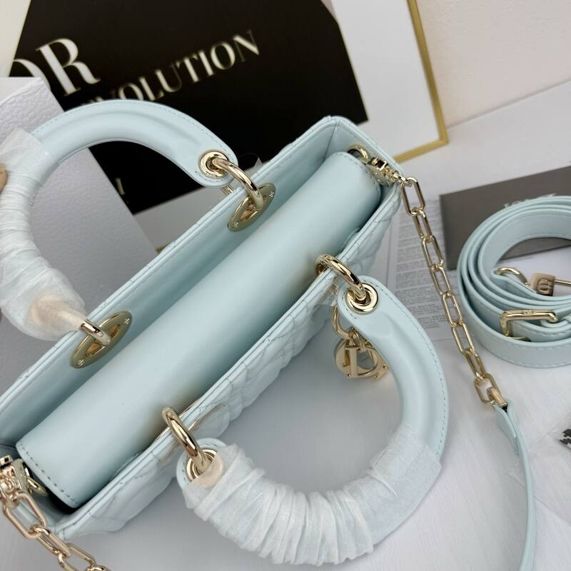 Dior Lady D-Joy Light blue crossbody — AAA Quality Replica