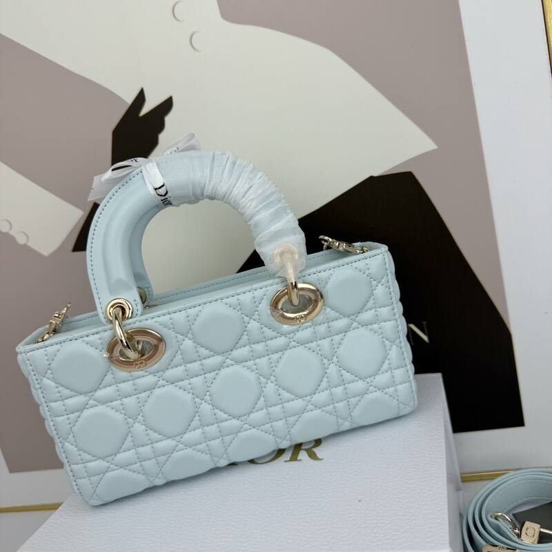 Dior Lady D-Joy Light blue crossbody — AAA Quality Replica