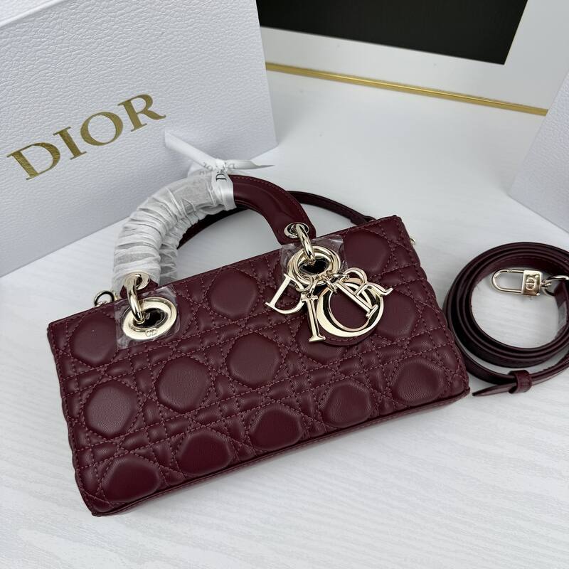 Dior Lady D-Joy Burgundy shoulder — AAA Quality Replica