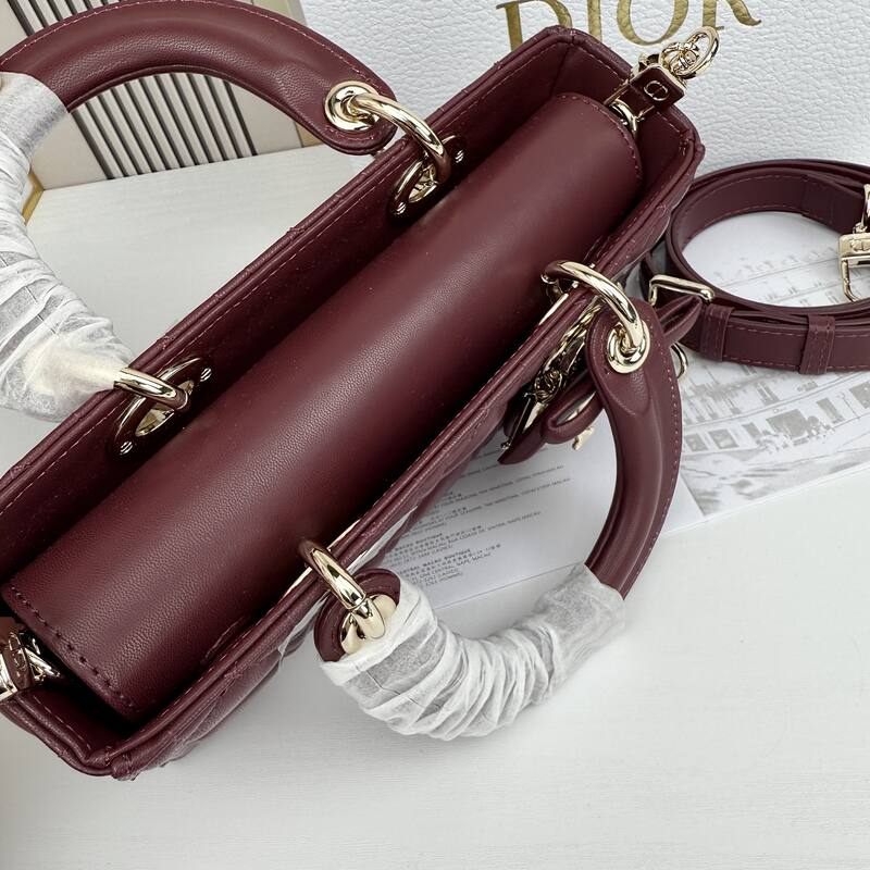 Dior Lady D-Joy Burgundy shoulder — 1:1 Replica