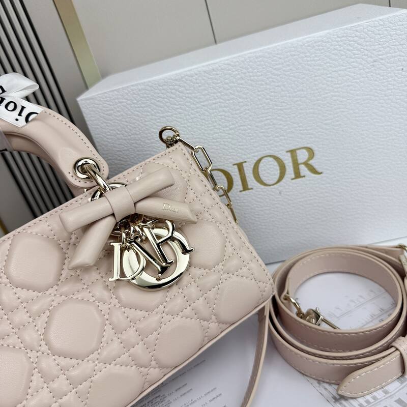 Dior Lady D-Joy Light Pink shoulder — Top Quality Replica