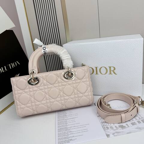 Dior Lady D-Joy Light Pink 22cm shoulder Top Quality Replica
