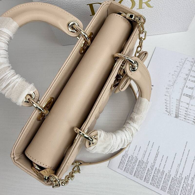 Dior Lady D-Joy Beige shoulder — Top Quality Replica