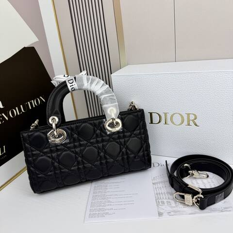 Dior Lady D-Joy Black 22cm shoulder Premium Replica