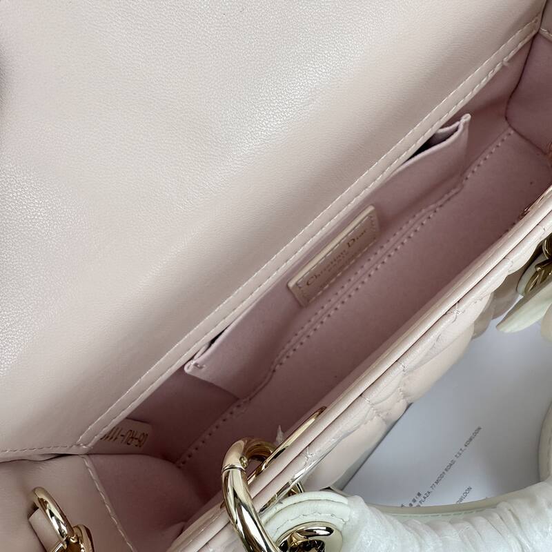 Dior Lady D-Joy Light pink with white shoulder — 1:1 Replica