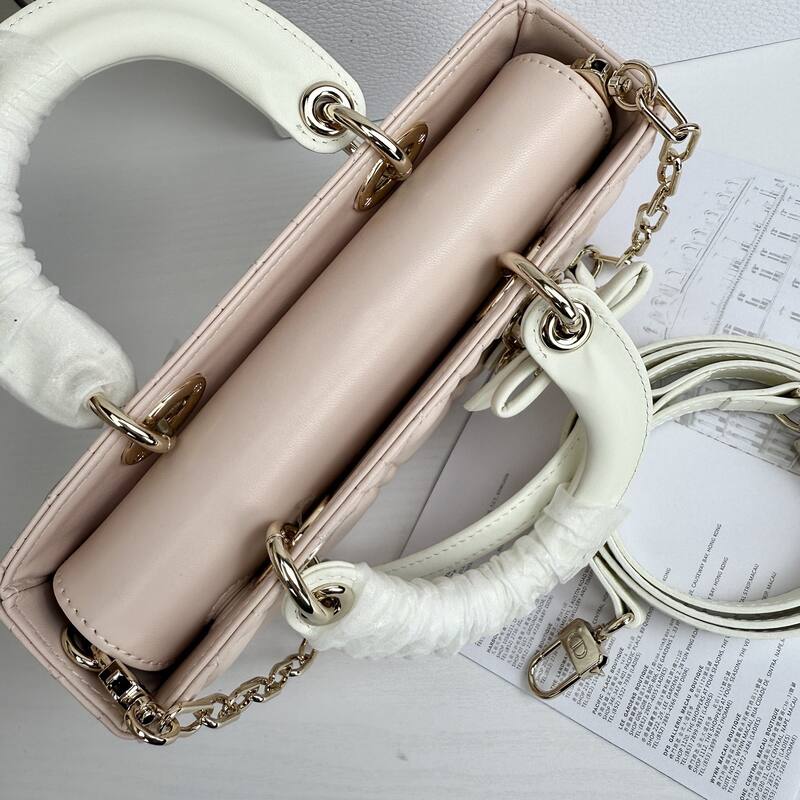 Dior Lady D-Joy Light pink with white shoulder — 1:1 Replica