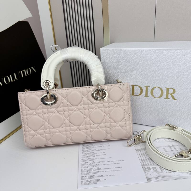 Dior Lady D-Joy Light pink with white shoulder — 1:1 Replica