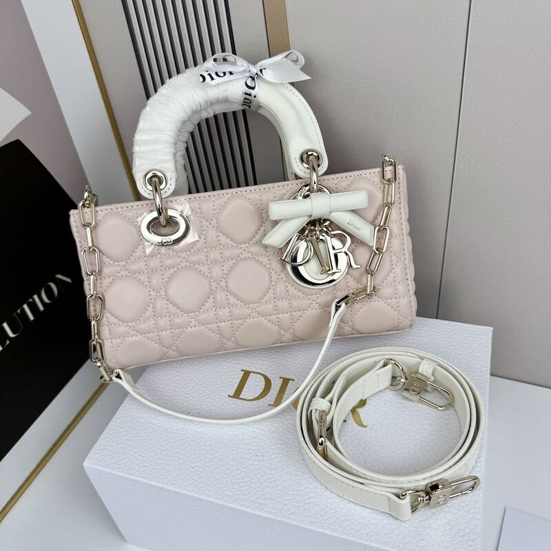 Dior Lady D-Joy Light pink with white shoulder — 1:1 Replica