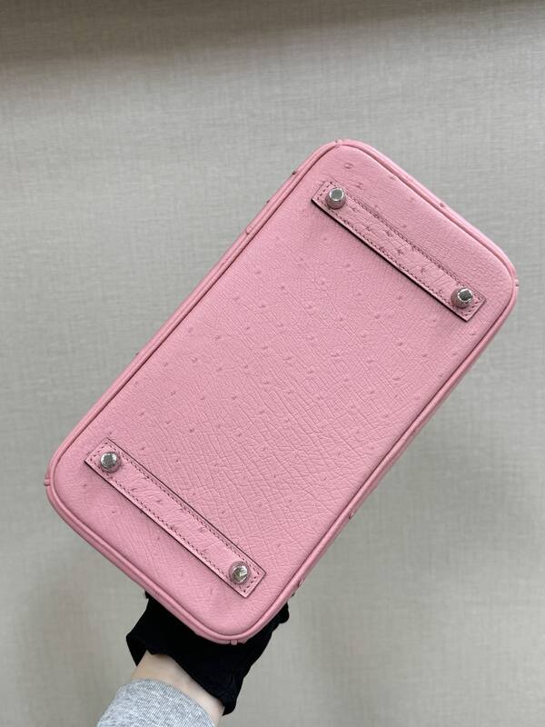 Hermes Birkin 25 Pink ostrich leather everyday — Top Quality Replica