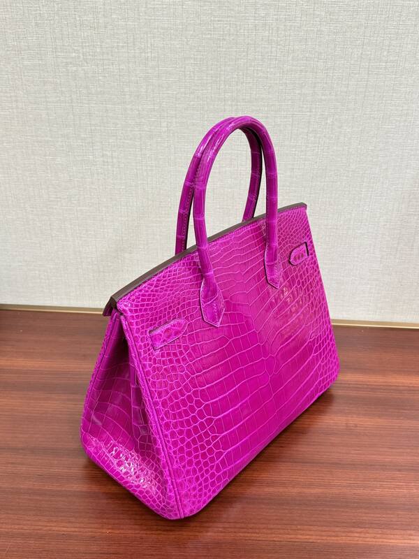 Hermes Birkin 30 Pink Crocodile tote — 1:1 Replica