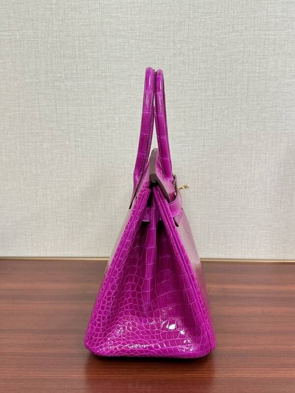 Hermes Birkin 30 Pink Crocodile tote — 1:1 Replica