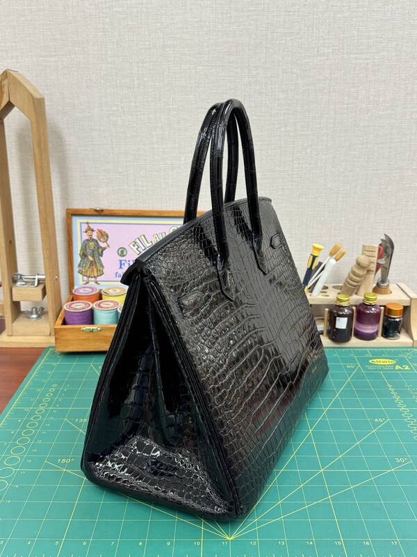 Hermes Birkin 35 Black tote — Top Quality Replica
