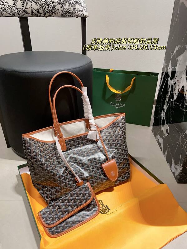 Goyard Saint Louis Canvas 34x26x13cm tote — Premium Replica