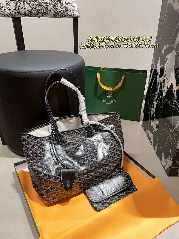 Goyard Saint Louis Canvas 34x26x13cm tote — Premium Replica