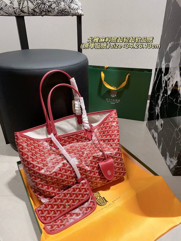 Goyard Saint Louis Canvas 34x26x13cm tote — Premium Replica