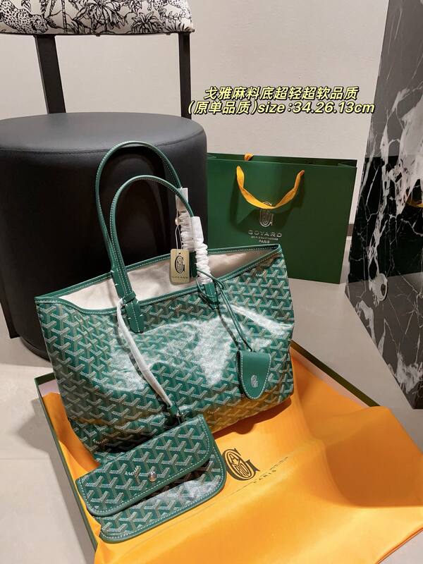 Goyard Saint Louis Canvas 34x26x13cm tote — Premium Replica
