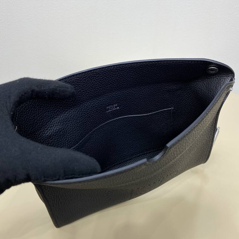 Hermes Evelyne Black leather crossbody — AAA Quality Replica