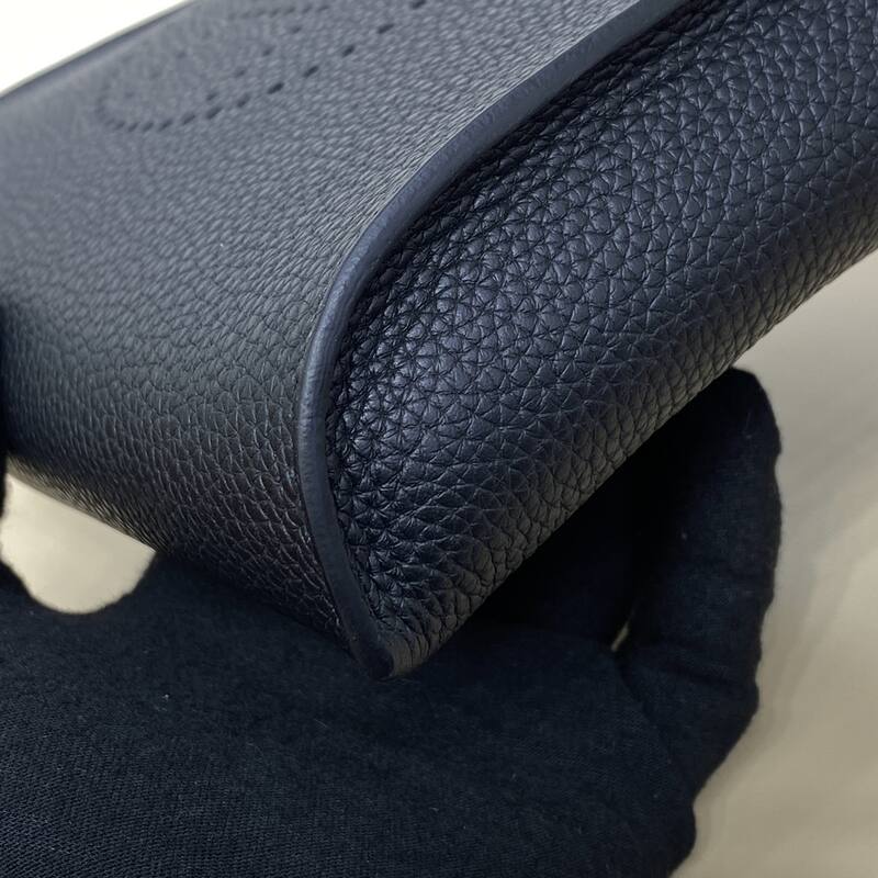 Hermes Evelyne Black leather crossbody — AAA Quality Replica