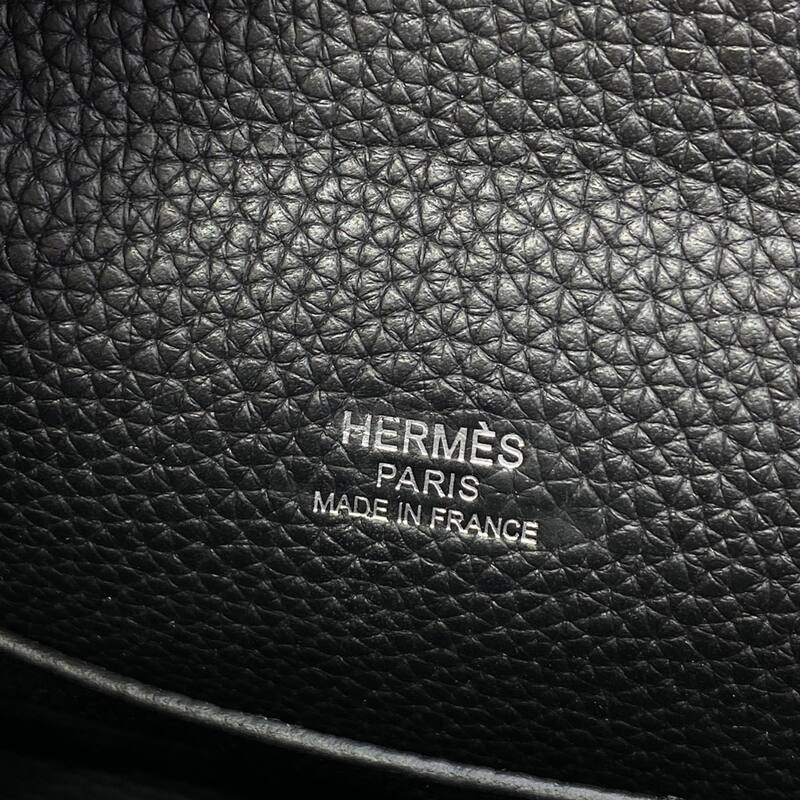 Hermes Evelyne Black leather crossbody — AAA Quality Replica