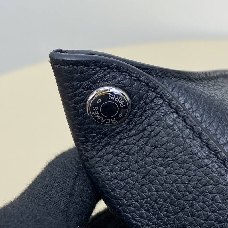 Hermes Videpoches Black leather everyday — Top Quality Replica