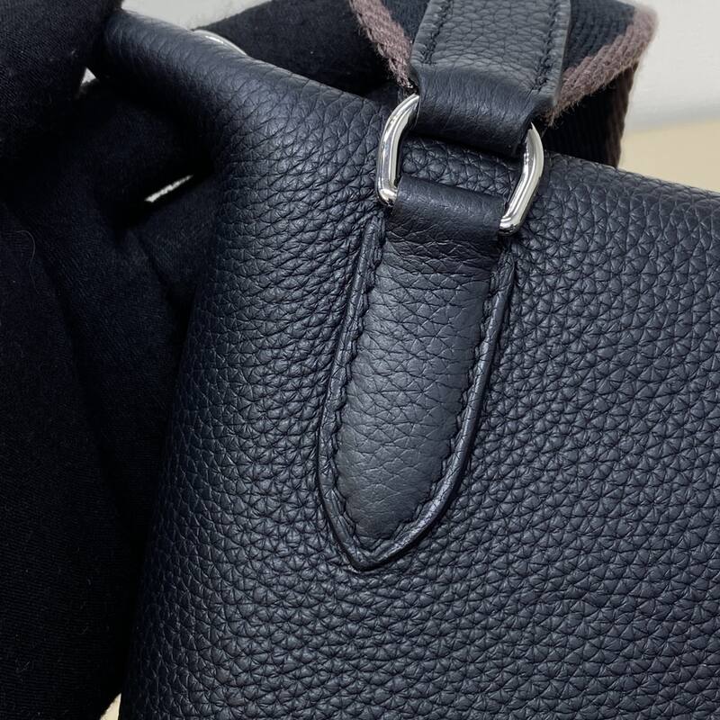 Hermes Evelyne Black leather 29 crossbody — 1:1 Replica