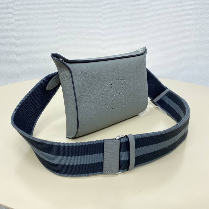 Hermes Videpoches Gray 26 crossbody — 1:1 Replica