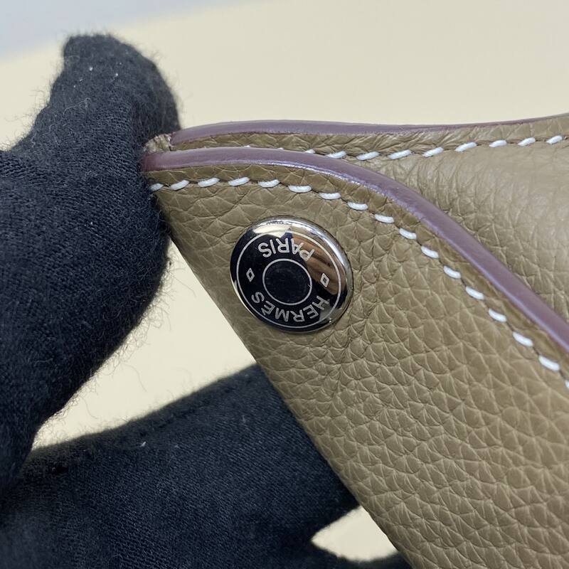 Hermes Videpoches Khaki Olive crossbody — AAA Quality Replica