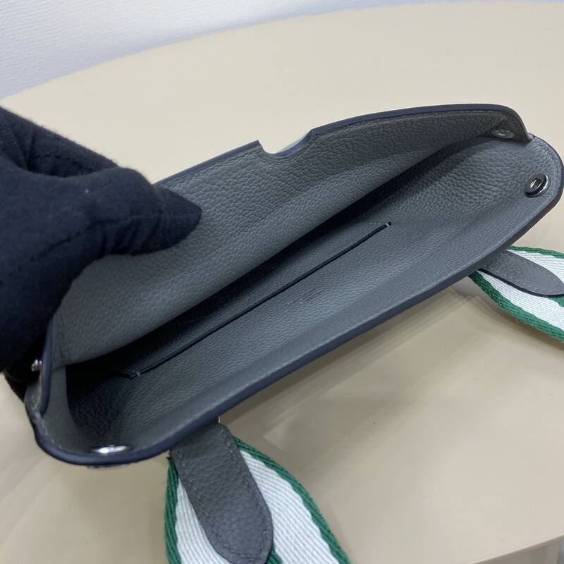 Hermes Evelyne Grey crossbody — 1:1 Replica