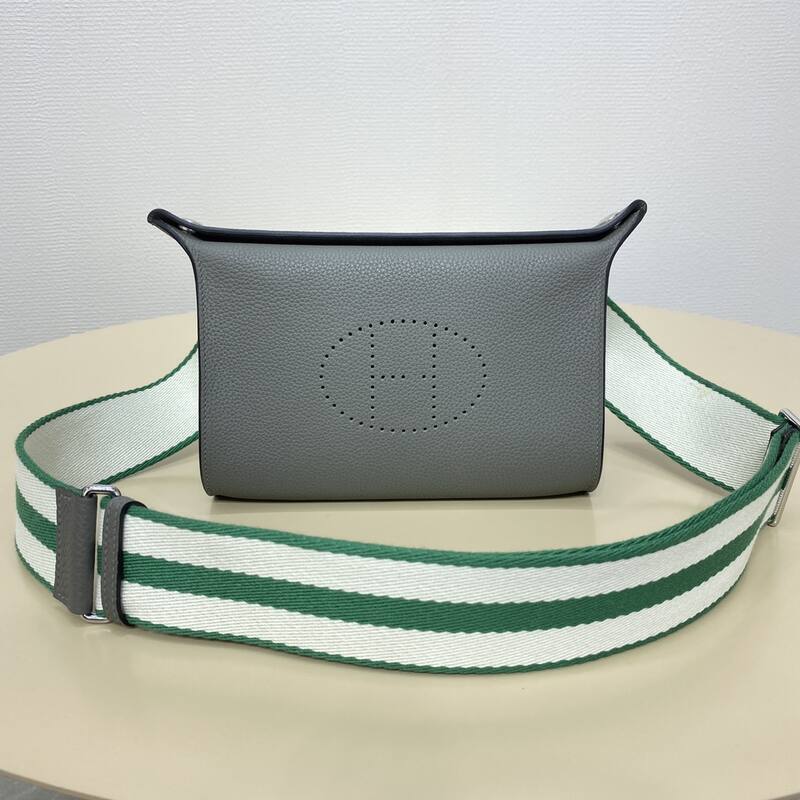 Hermes Evelyne Grey crossbody — 1:1 Replica