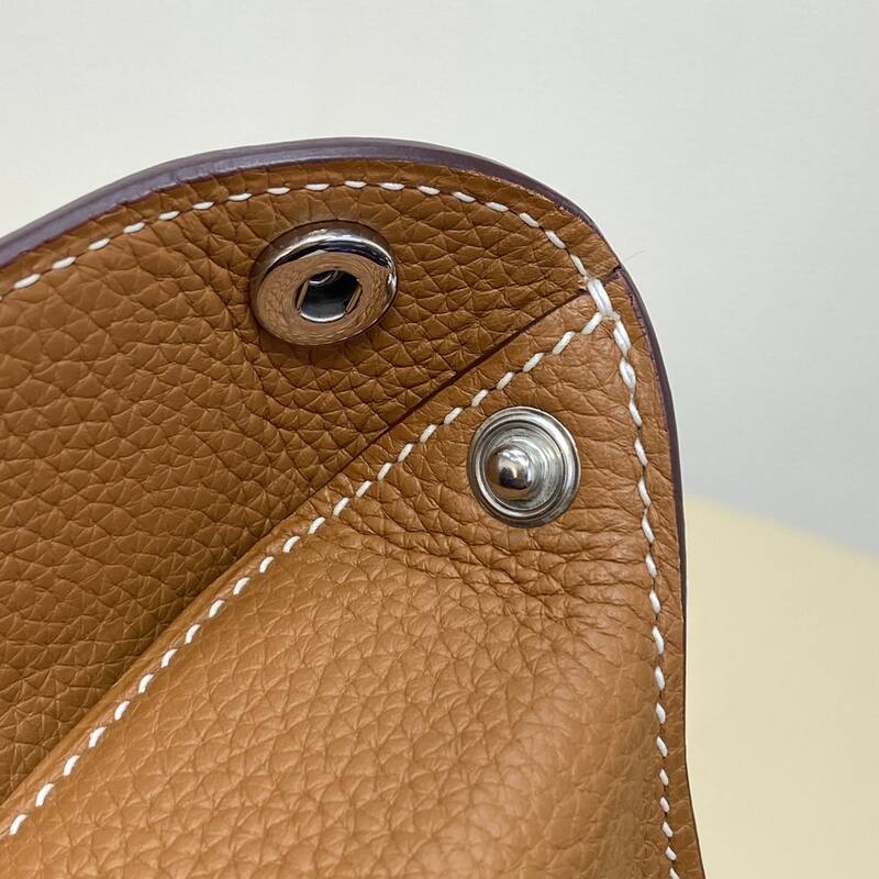 Hermes Vide Poche Gold Tan leather everyday — Top Quality Replica
