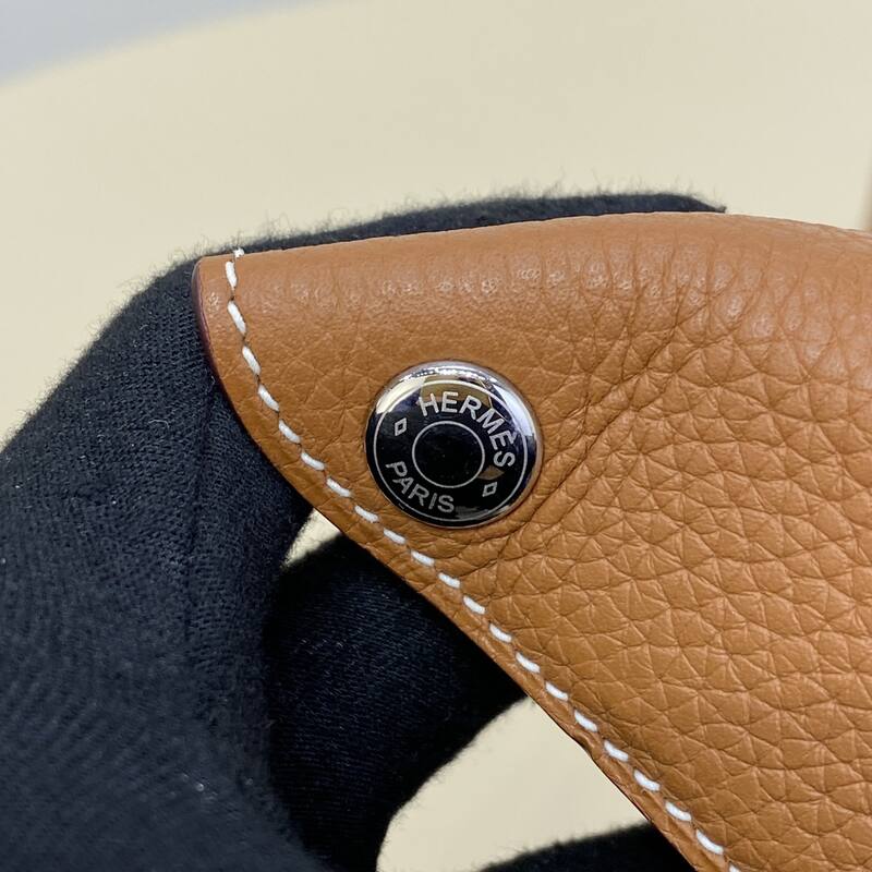 Hermes Vide Poche Gold Tan leather everyday — Top Quality Replica