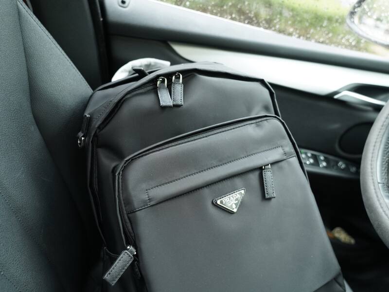 Prada Nylon black 32x49x15cm backpack — Premium Replica