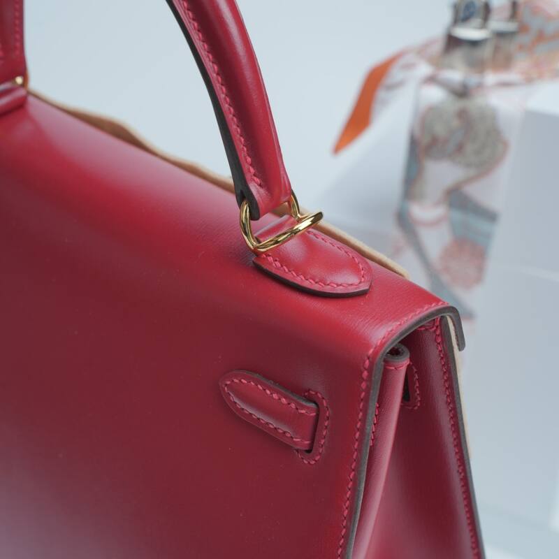 Hermes Kelly Red shoulder — AAA Quality Replica