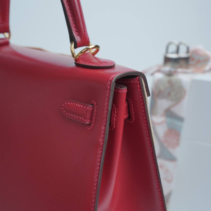 Hermes Kelly Red shoulder — AAA Quality Replica