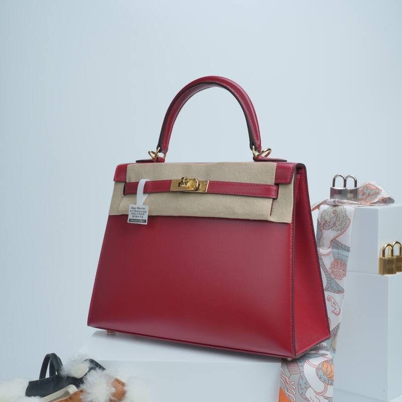 Hermes Kelly Red shoulder — AAA Quality Replica
