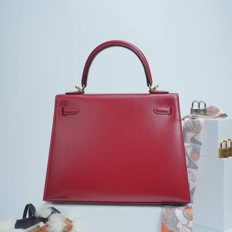 Hermes Kelly Red shoulder — AAA Quality Replica